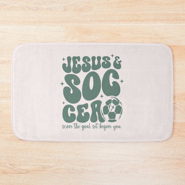Item preview, Jesus And Soccer Score The Goal Set Before You Christian Faith designed and sold by mari-kayden.