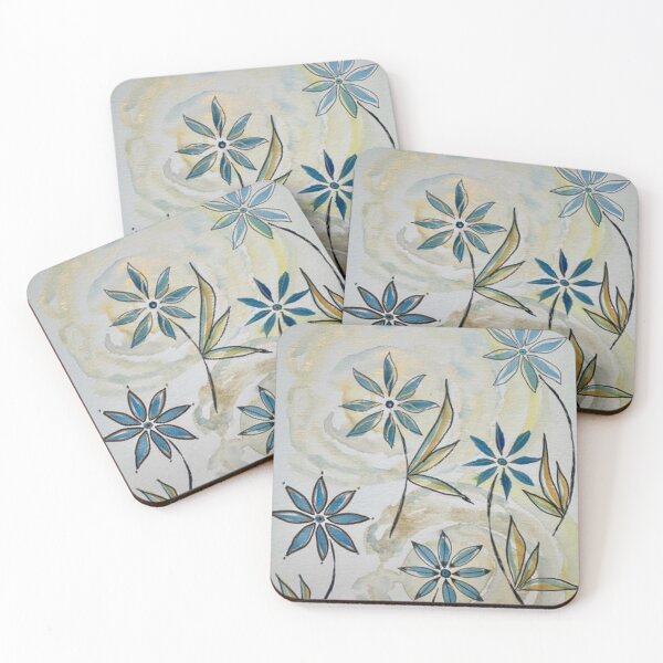 Item preview, Blue Floral Whispers designed and sold by MagnishArt.