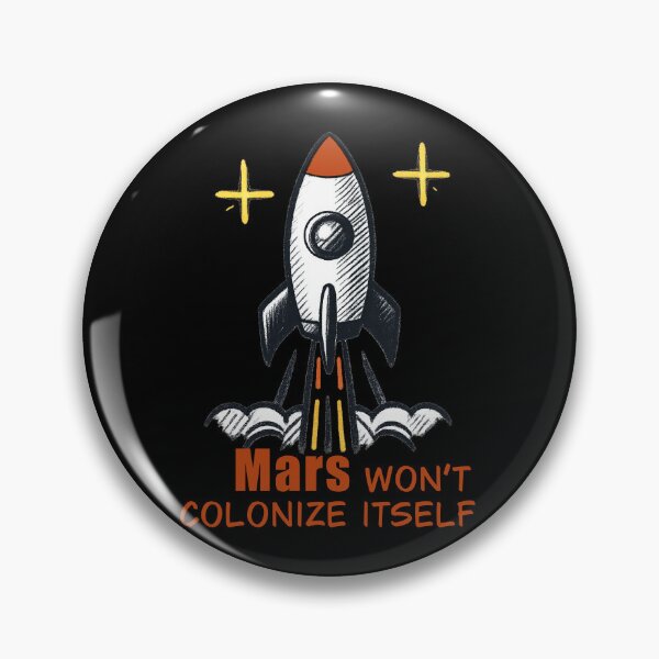 Item preview, Funny rocket space design for Mars dreamers and space enthusiasts designed and sold by Rocket-Stars.