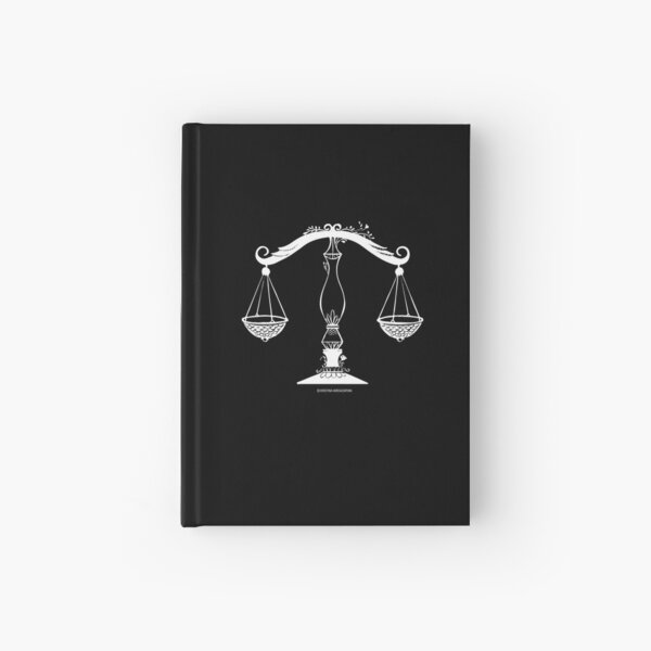 Libra Zodiac Sign Hardcover Journal