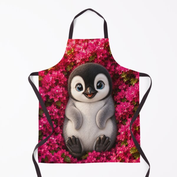 Item preview, Cute Baby Penguin in Pink Blossoms designed and sold by Rohan132.