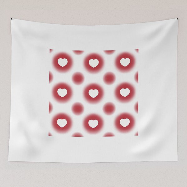 Item preview, Red heart pattern designed and sold by Artchara..