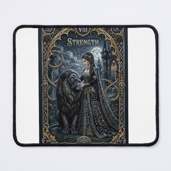 Item preview, Strength -Major Arcana tarot card designed and sold by Studio77-Gothic.
