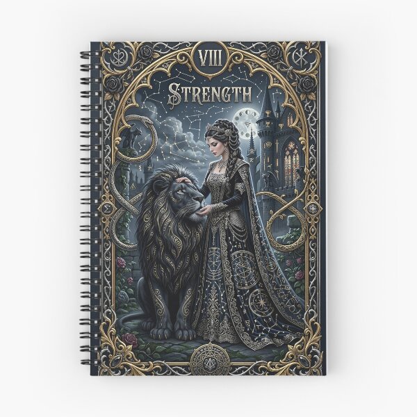 Item preview, Strength -Major Arcana tarot card designed and sold by Studio77-Gothic.