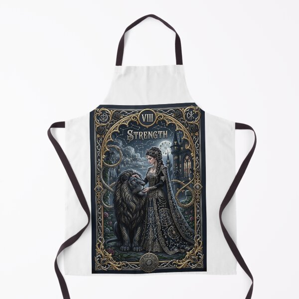 Item preview, Strength -Major Arcana tarot card designed and sold by Studio77-Gothic.