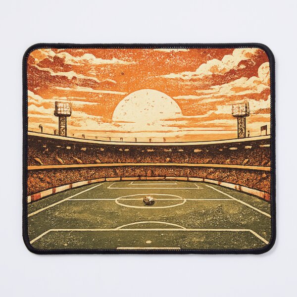 Item preview, Vintage Football Legends Stadium Sunset designed and sold by NovaMoodCo.