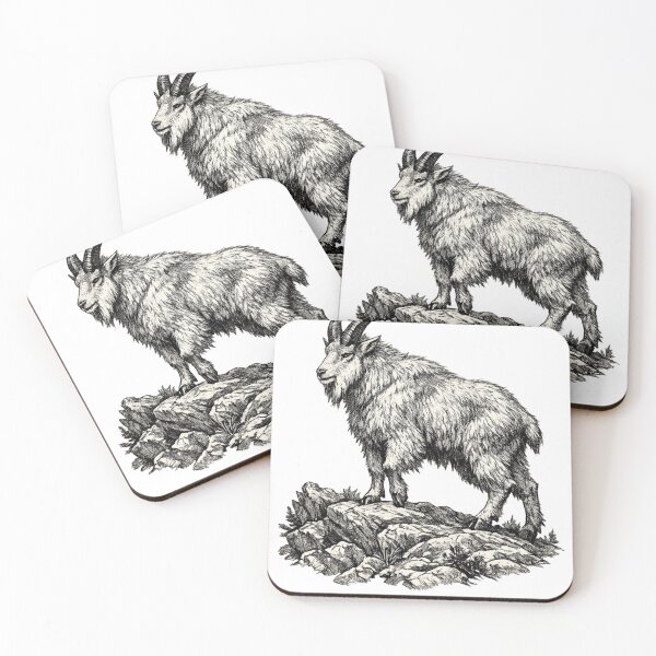 Item preview, Rocky Mountain Goat designed and sold by KrungiT Design .