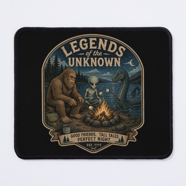 Item preview, Cryptid Campfire Legends Of The Unknown designed and sold by TheSnarkyShark.