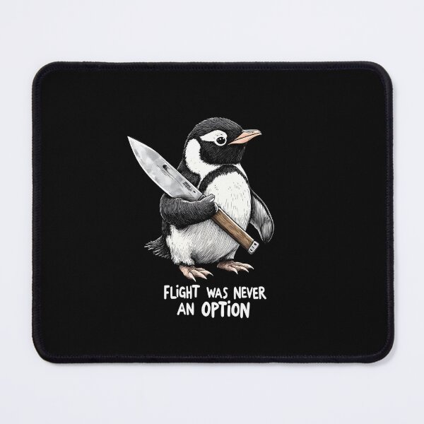 Item preview, Flight Was Never an Option Funny Penguin designed and sold by MaciejRudzinsky.