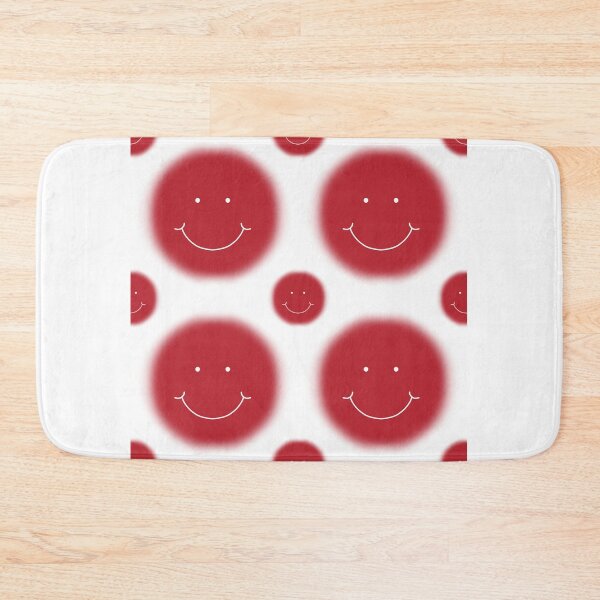 Item preview, Red smiley face pattern designed and sold by Artchara..