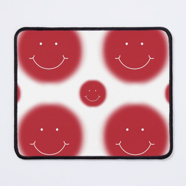 Item preview, Red smiley face pattern designed and sold by Artchara..