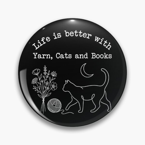 Item preview, Life Is Better With Yarn Cats And Books Shirt designed and sold by TeNovaStudio.