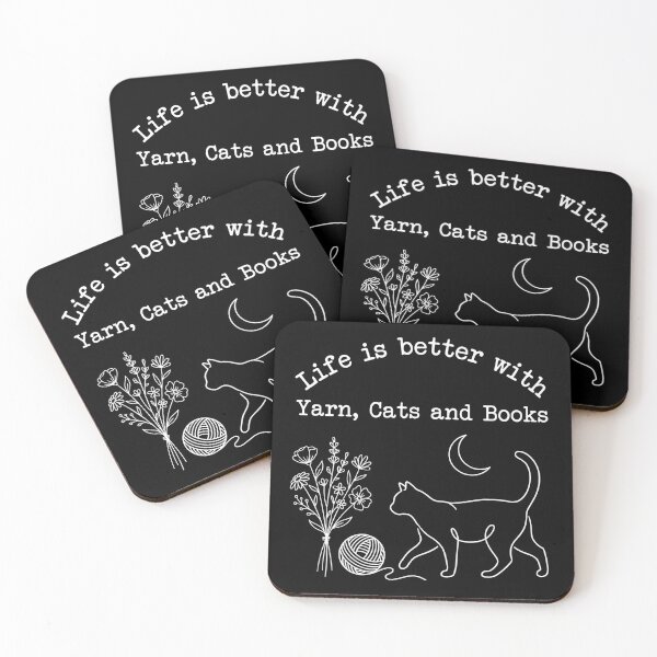 Item preview, Life Is Better With Yarn Cats And Books Shirt designed and sold by TeNovaStudio ⭐⭐⭐⭐⭐.