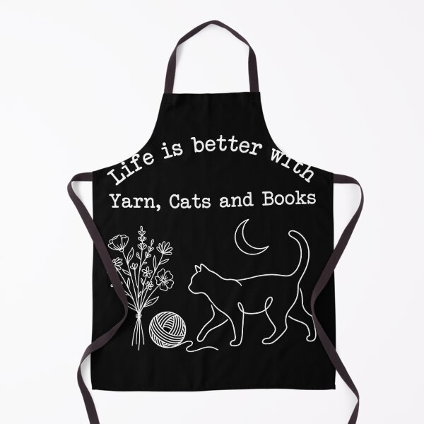 Item preview, Life Is Better With Yarn Cats And Books Shirt designed and sold by TeNovaStudio ⭐⭐⭐⭐⭐.