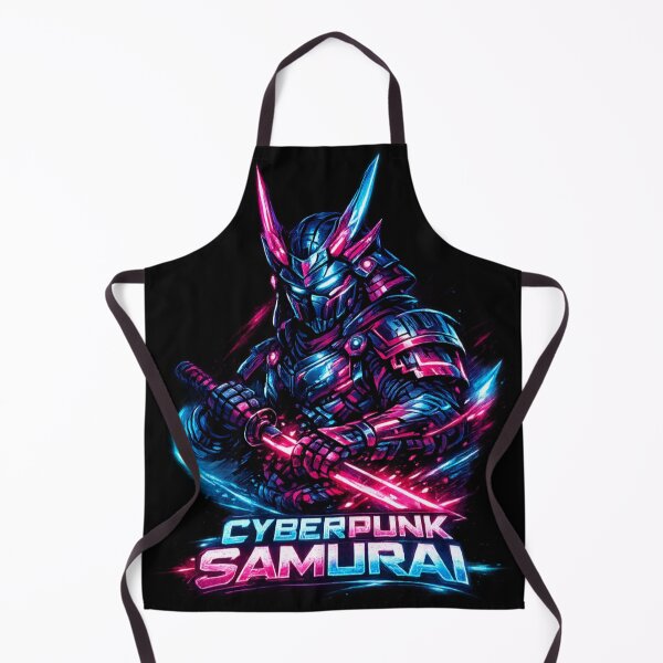 Item preview, Cyberpunk Samurai – Neon Warrior of the Future designed and sold by Dreamy fantasy design.