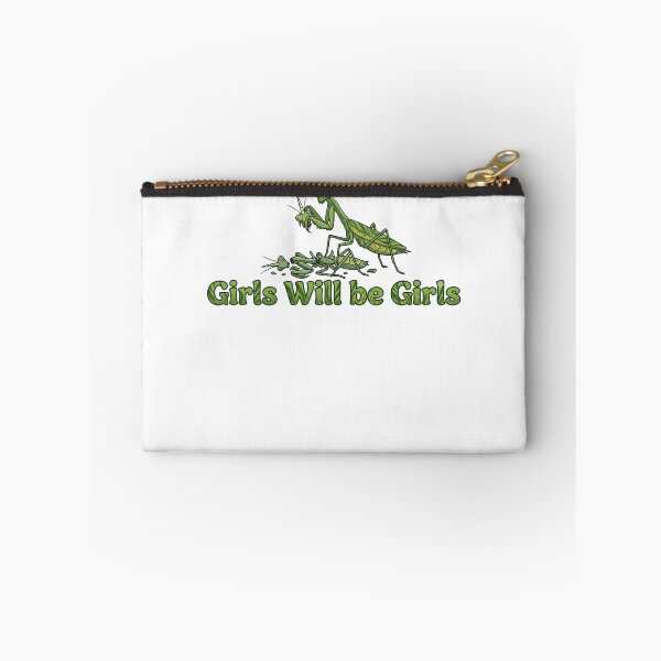 Item preview, Girls Will Be Girls Praying Mantis Biology Dark Humor designed and sold by HumansStuck12.