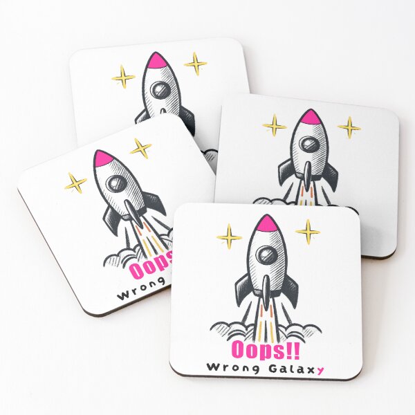 Artikelvorschau, Oops False Galaxy Rocket | Funny cute space rocket design for space lovers entworfen und verkauft von Rocket-Stars.