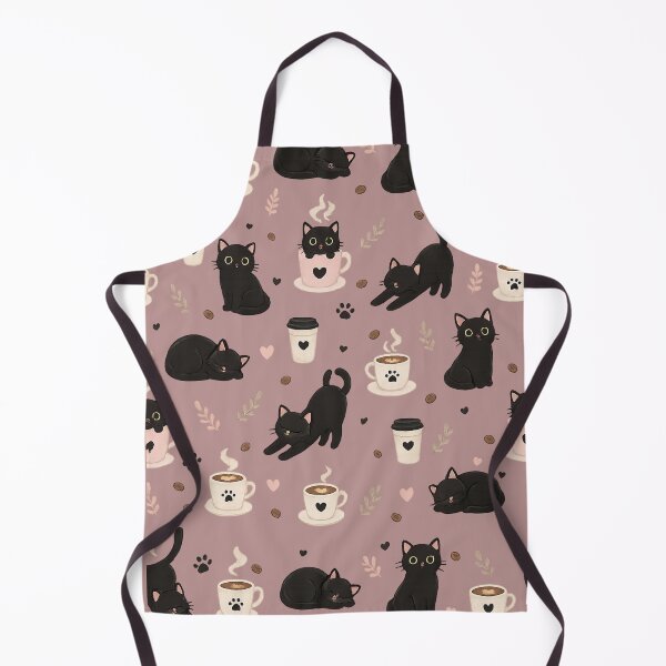 Item preview, Black Cat Coffee Pattern | Cute Cat Lover Seamless Blanket | Home Decor Design designed and sold by MimiSabu.
