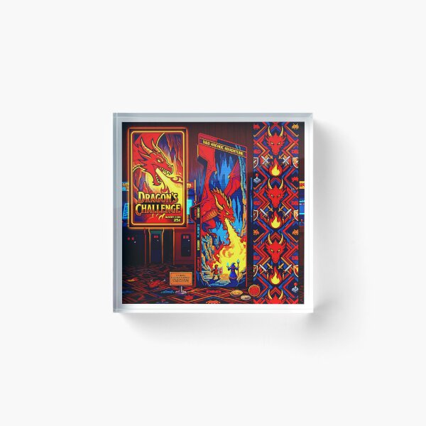 Item preview, Retro Arcade capter Themed Décor designed and sold by Cyber-ART-Studio.