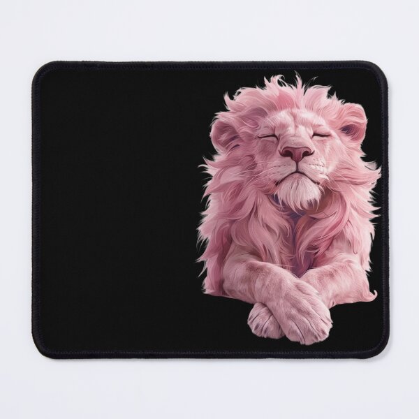 Item preview, Pink Lion Calm Strength & Soft Power Aesthetic designed and sold by UUniqueIImprint.