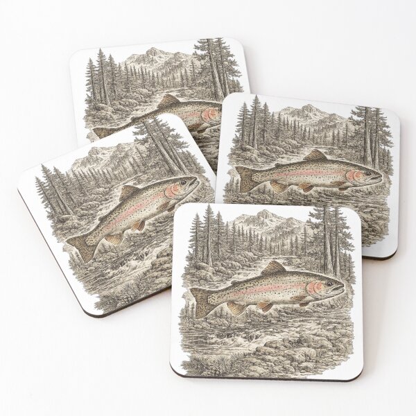 Item preview, Rainbow Trout Wilderness designed and sold by KrungiT Design .