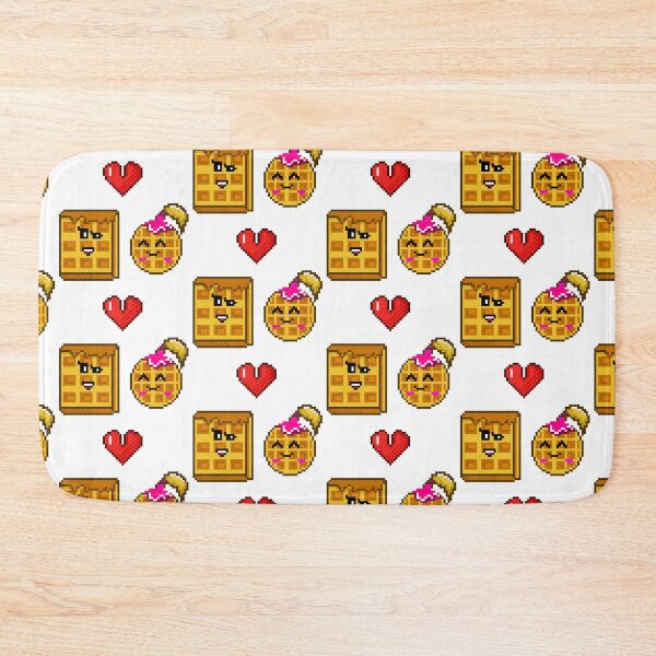 Item preview, Cute Waffle Couple in Love Pixel Art Pack designed and sold by RetroRlx.