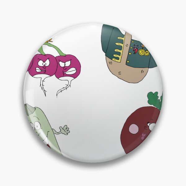 Item preview, Vegetable Mood Sticker Pack Vol 2 | Funny Cute Healthy Food Meme designed and sold by MyxaART.