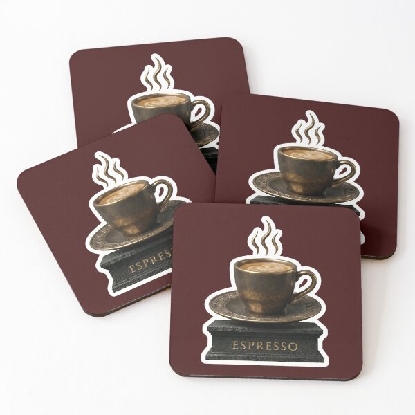 Item preview, Espresso Coffee Gold Bronze designed and sold by FASAventuras.
