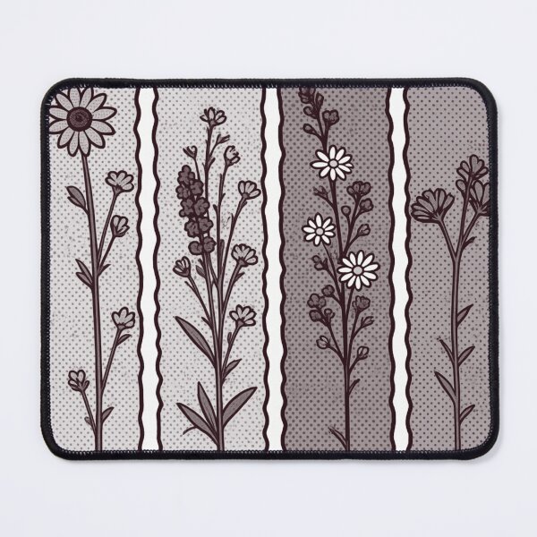 Item preview, Minimalist Retro Botanical Flower Pattern designed and sold by 0606PM.