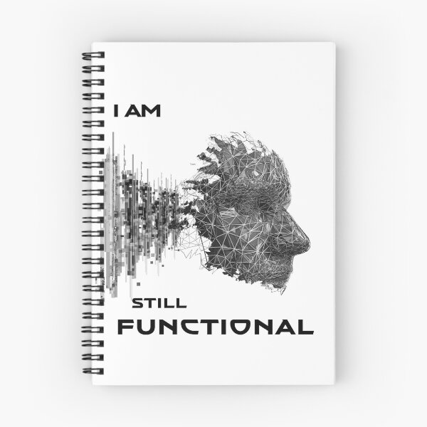 Item preview, I AM STILL FUNCTIONAL Glitch Head Burnout designed and sold by Heal of Souls Designs .