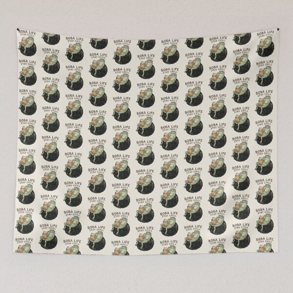 Item preview, Funny Vintage Boba Frog Milk Tea Woodblock designed and sold by DuckOddity.