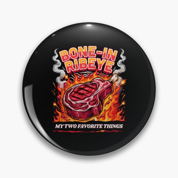 Item preview, Bone in Ribeye My Two Favorite Things Vintage Grilling for Meat Lovers designed and sold by Redgiant87x.