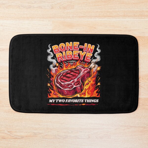 Item preview, Bone in Ribeye My Two Favorite Things Vintage Grilling for Meat Lovers designed and sold by Redgiant87x.
