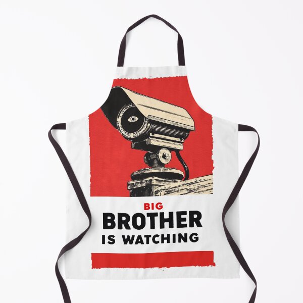 Item preview, Orwellian Surveillance State - 1984 Dystopian Retro Propaganda Poster designed and sold by Gaviani Design Studio.