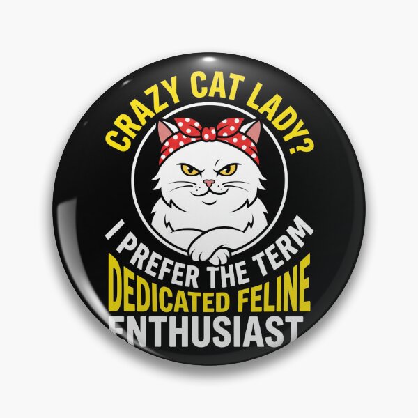 Item preview, Dedicated Feline Enthusiast Crazy Cat Lady Shirt designed and sold by TeNovaStudio.