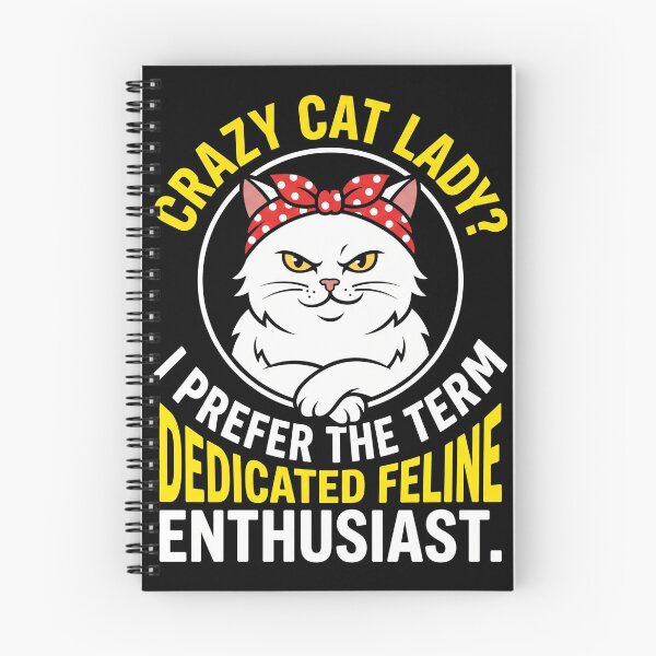 Item preview, Dedicated Feline Enthusiast Crazy Cat Lady Shirt designed and sold by TeNovaStudio.