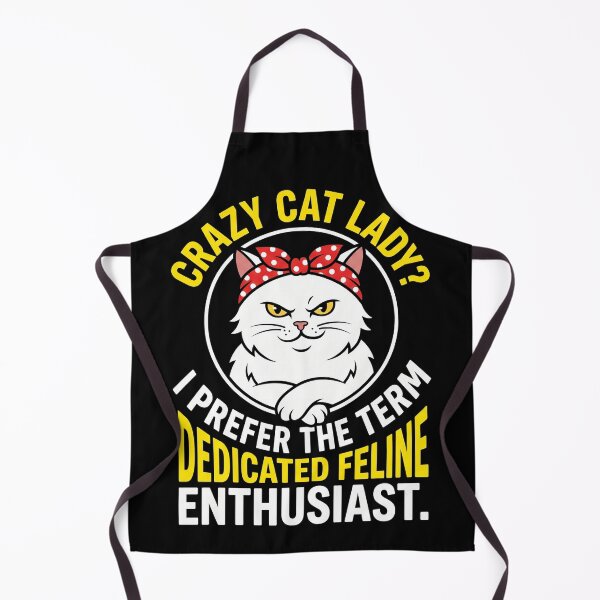 Item preview, Dedicated Feline Enthusiast Crazy Cat Lady Shirt designed and sold by TeNovaStudio ⭐⭐⭐⭐⭐.