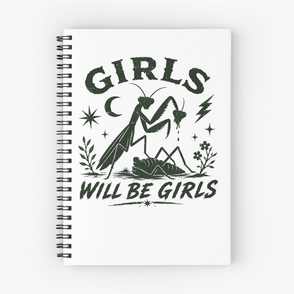 Item preview, Girls Will Be Girls Praying Mantis Dark Humor Women Insect Lover designed and sold by HumansStuck12.