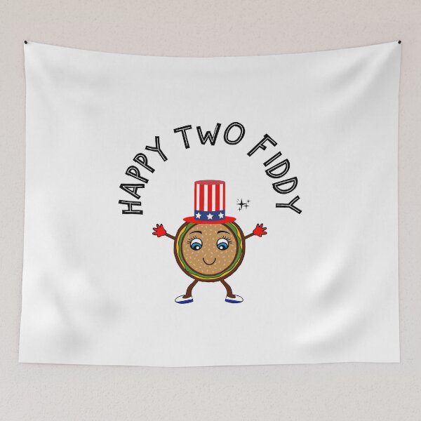 Item preview, Happy Two Fiddy Cheeseburger designed and sold by Sartoris Art.