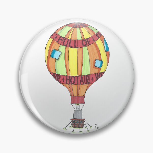 Item preview, Hot Air - Hand Drawn Hot Air Balloon designed and sold by AJPrettyObscene.