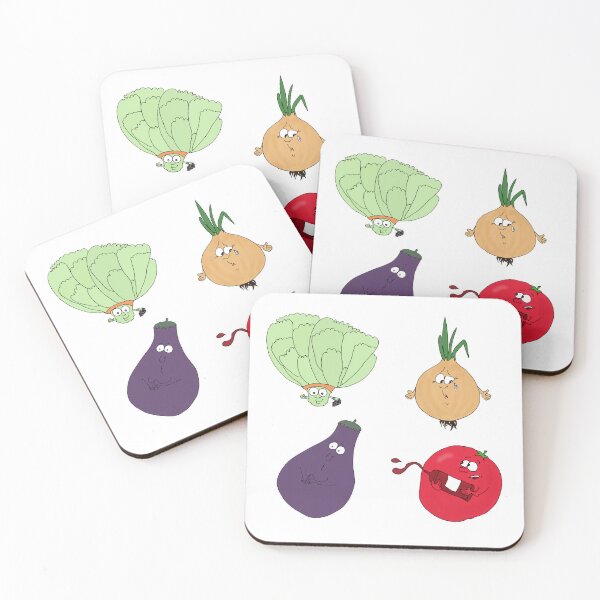 Item preview, Vegetable Mood Sticker Pack Vol 3 | Funny Cute Healthy Food Meme designed and sold by MyxaART.