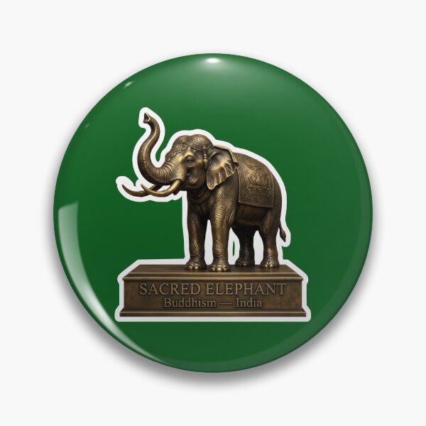 Item preview, Sacred Elephant Gold Bronze designed and sold by FASAventuras.