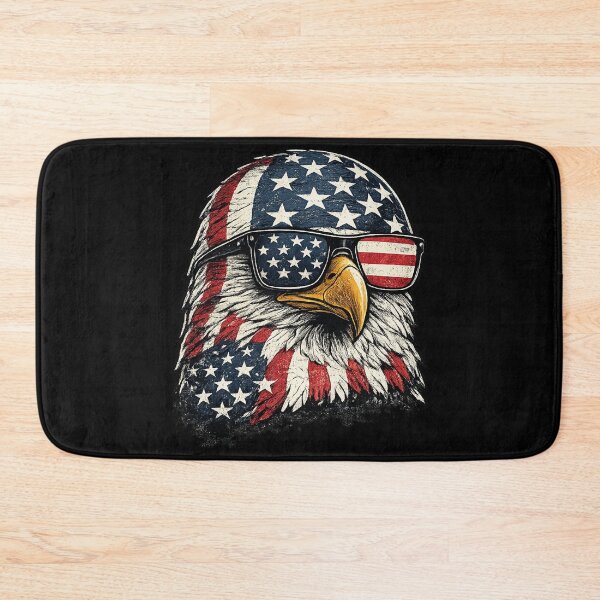 Item preview, Patriotic Bald Eagle Flag Sunglasses USA Design designed and sold by DjFreeq.