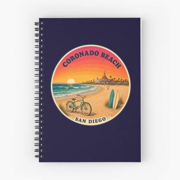Item preview, Coronado Beach San Diego Surf and Beach Cruiser Vintage Badge designed and sold by Swanny's Custom T-shirt and Gift Designs.