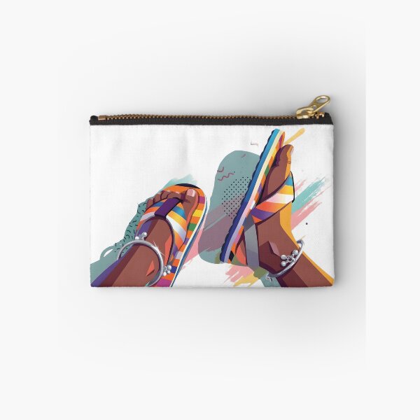 Item preview, Colorful Rainbow Flip Flops – Summer Beach Sandals Illustration | Vibrant Vacation Aesthetic designed and sold by ColorClouds.