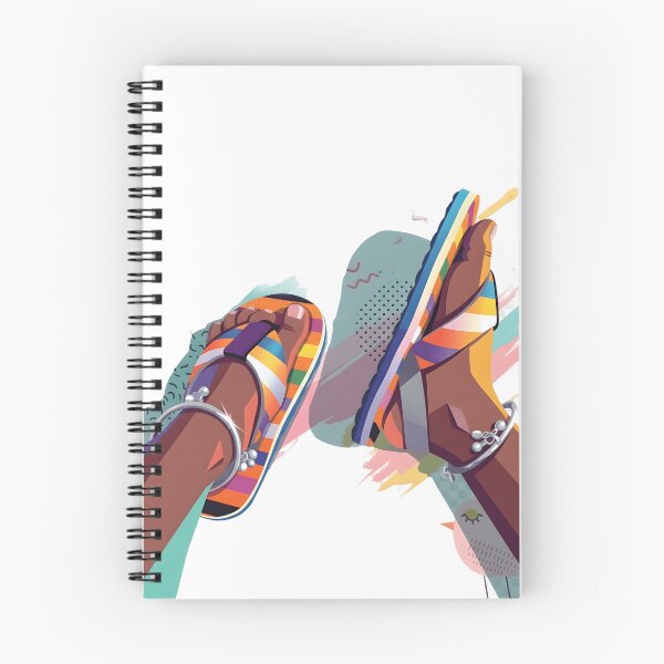 Item preview, Colorful Rainbow Flip Flops – Summer Beach Sandals Illustration | Vibrant Vacation Aesthetic designed and sold by ColorClouds.