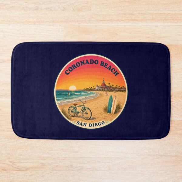 Item preview, Coronado Beach San Diego Surf and Beach Cruiser Vintage Badge designed and sold by Swanny's Custom T-shirt and Gift Designs.