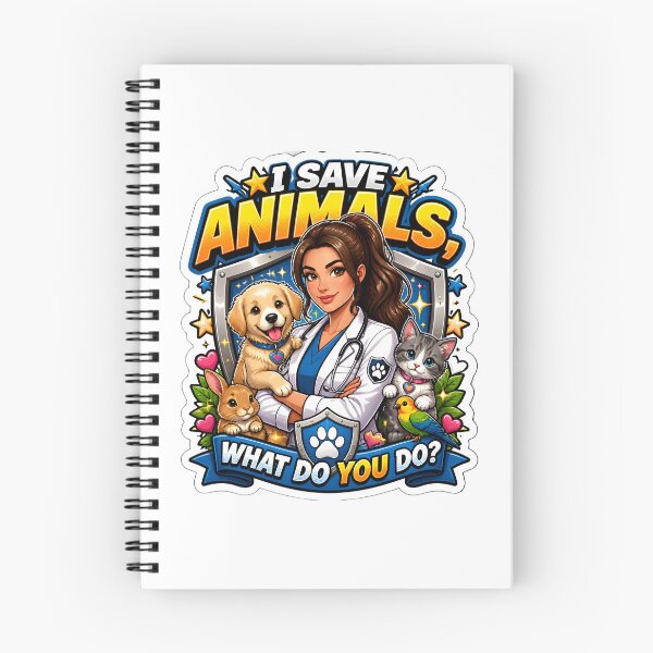 Item preview, I Save Animals What Do You Do? Funny Veterinarian Gift  designed and sold by Bettybee00.