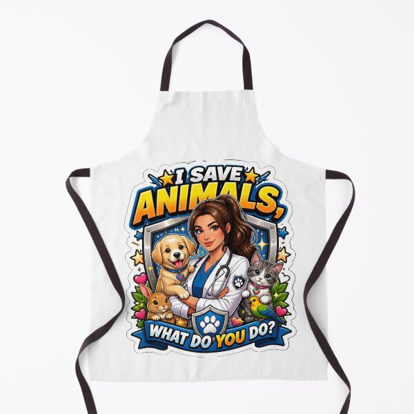 Item preview, I Save Animals What Do You Do? Funny Veterinarian Gift  designed and sold by Bettybee00.