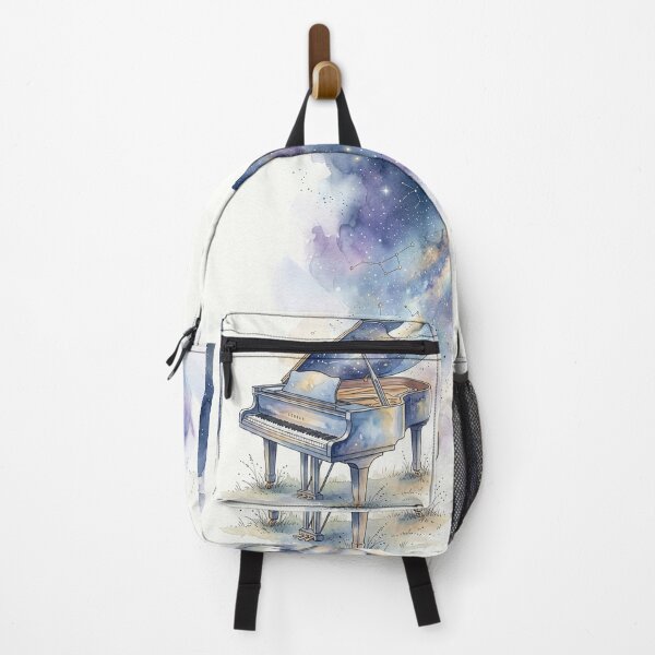 Item preview, Galaxy Piano Watercolor Card | Celestial Music Art | Dream Big Musician Gift designed and sold by MelodicArt.
